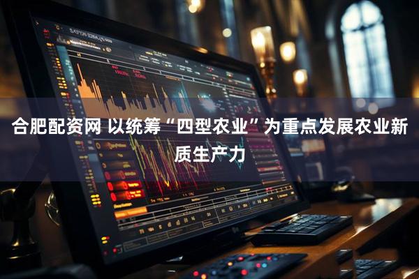 合肥配资网 以统筹“四型农业”为重点发展农业新质生产力